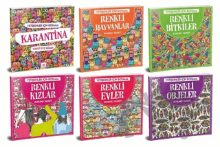 Yetişkinler İçin Boyama Seti (6 Kitap Takım)