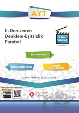 AYT 2. Dereceden Denklem Eşitsizlik Parabol 2022 - 2023