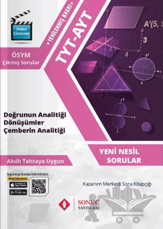 TYT-AYT Doğrunun Analitiği Dönüşümler Çemberin Analitiği