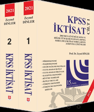 2021 KPSS İktisat (2 Cilt Takım)