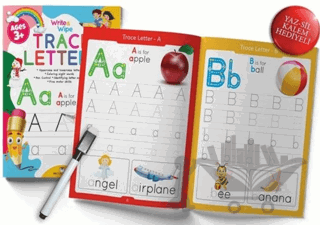 Trace Letters Write and Wipe Activity