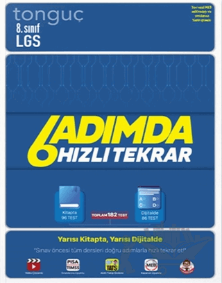 2021 8. Sınıf LGS 6 Adımda Hızlı Tekrar