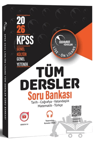 2026 KPSS Lise Önlisans Genel Kültür Yetenek Tüm Dersler Tek Kitap Soru Bankası