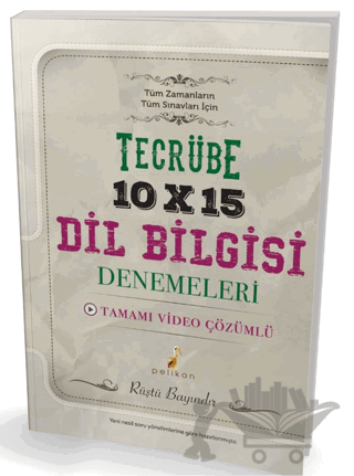 Tecrübe 10x15 Video Çözümlü Dil Bilgisi Denemeleri