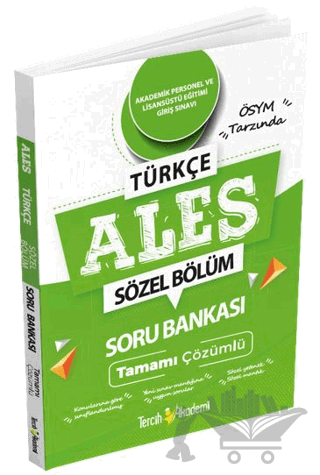 ALES Türkçe Tamamı Çözümlü Soru Bankası