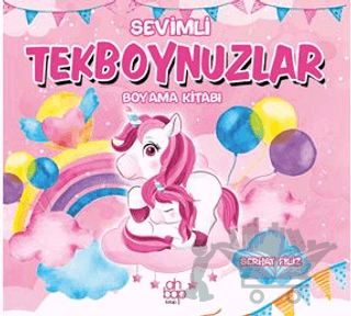 Sevimli Tekboynuzlar Boyama Kitabı
