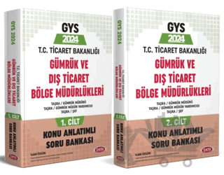 Gümrük ve Dış Ticaret Bölge Müdürlükleri Müdür - Müdür Yardımcısı - Şef Konu Anlatımlı Soru Bankası 1-2 Cilt