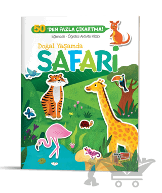 Eğlenceli Öğretici Aktivite Kitabı - Doğal Yaşamda Safari