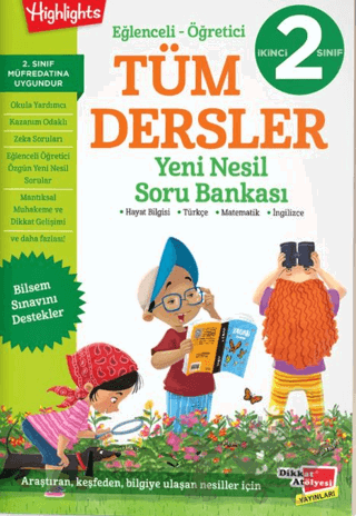 2. Sınıf Eğlenceli - Öğretici Tüm Dersler Yeni Nesil Soru Bankası