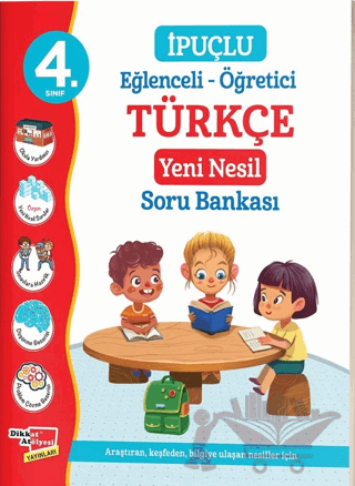 4. Sınıf Eğlenceli - Öğretici İpuçlu Türkçe Yeni Nesil Soru Bankası