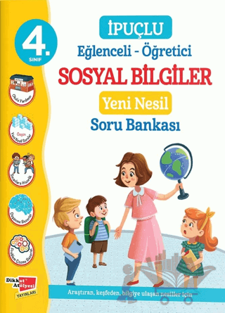 4. Sınıf İpuçlu Eğlenceli - Öğretici Sosyal Bilgiler Yeni Nesil Soru Bankası