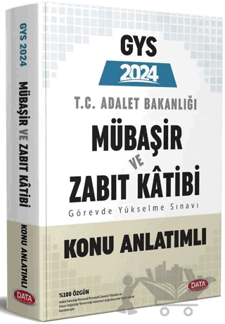 GYS Adalet Bakanlığı Mübaşir ve Zabıt Katibi Konu Anlatımlı