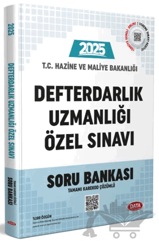 T.C. Hazine ve Maliye Bakanlığı Defterdar Uzmanlığı Özel Sınavı Soru Bankası Karekod Çözümlü