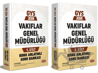 2024 Vakıflar Genel Müdürlüğü GYS Konu Anlatımlı Soru Bankası 1-2 Cilt
