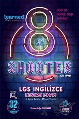 8. Sınıf Shooter Learned İngilizce Deneme Sınavı