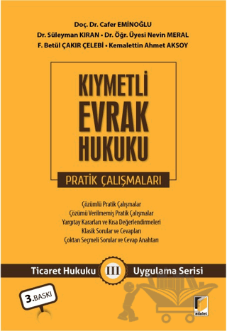 Kıymetli Evrak Hukuku Pratik Çalışmaları