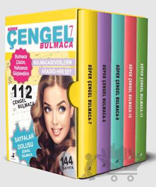 Süper Çengel Bulmaca 5 Kitap Kutulu Set