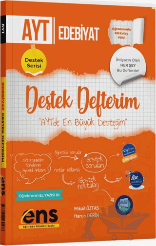 AYT Türk Dili ve Edebiyatı Destek Defterim
