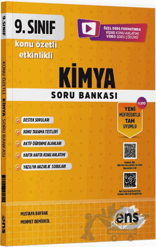 9. Sınıf Kimya Etkinlikli Soru Bankası