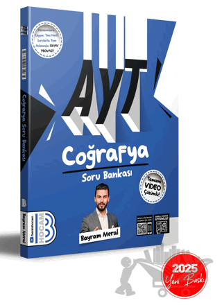 2025 AYT Coğrafya Tamamı Video Çözümlü Soru Bankası