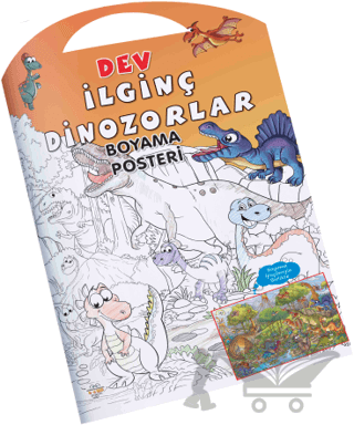 İlginç Dinozorlar Dev Boyama Posteri