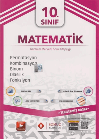 10. Sınıf Matematik - Permütasyon Kombinasyon Binom Olasılık Fonksiyon