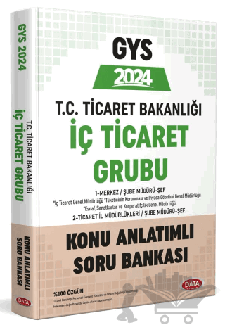 Ticaret Bakanlığı İç Ticaret Grubu Konu Anlatımlı Soru Bankası