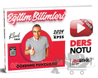 2024 KPSS Eğitim Bilimleri Öğrenme Psikolojisi Video Ders Notu