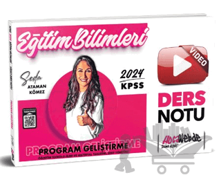 KPSS 2024 Eğitim Bilimleri Program Geliştirme Video Ders Notu