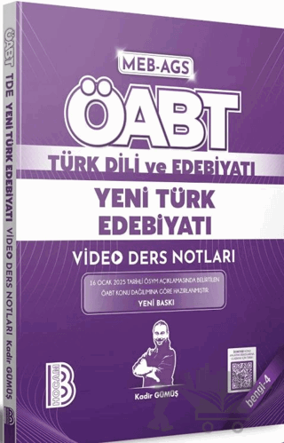 ÖABT Türk Dili ve Edebiyatı Yeni Türk Edebiyatı Video Ders Notları Bengi 4