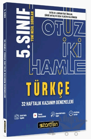 5. Sınıf - Türkçe 32 Hamle Kazanım Denemeleri