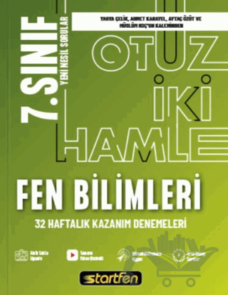 7. Sınıf - Fen Bilimleri 32 Hamle Kazanım Denemeleri