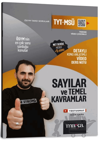 2025 TYT – MSÜ Sayılar ve Temel Kavramlar Detaylı Konu Anlatımlı Ders Notu