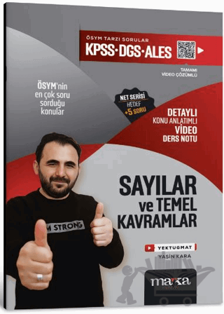 2025 KPSS – DGS – ALES Sayılar ve Temel Kavramlar Detaylı Konu Anlatımlı Ders Notu