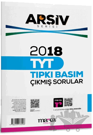 2018 TYT Arşiv Serisi Tıpkı Basım Çıkmış Sorular Tamamı Video Çözümlü