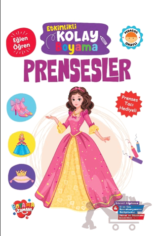 Etkinlikli Kolay Boyama - Prensesler