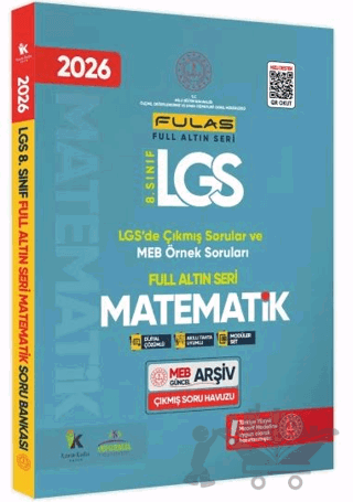 2026 8. Sınıf Full LGS Altın Seri Matematik MEB Çıkmış Soru Bankası Modüler Seti PDF/Video Çözümlü