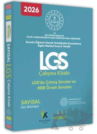 2026 8. Sınıf MEB Örnek Soruları LGS Fen Bilimleri Çalışma Kitabı