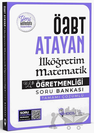 ÖABT İlköğretim Matematik Öğretmenliği Atayan Soru Bankası Çözümlü