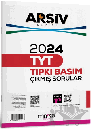 2024 TYT Arşiv Serisi Tıpkı Basım Çıkmış Sorular Tamamı Video Çözümlü