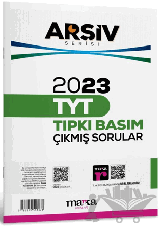 2023 TYT Arşiv Serisi Tıpkı Basım Çıkmış Sorular Tamamı Video Çözümlü