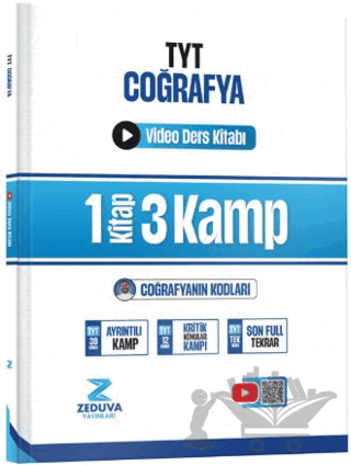 Coğrafyanın Kodları TYT Coğrafya 1 Kitap 3 Kamp Video Ders Kitabı