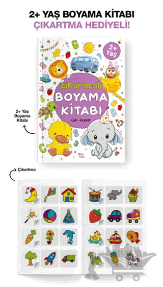 Çıkartmalı Boyama Kitabı / 2 Yaş +