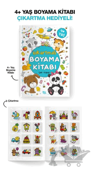 Çıkartmalı Boyama Kitabı / 4 Yaş +