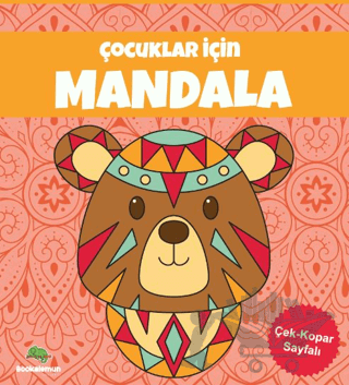 Çocuklar İçin Mandala-Turuncu
