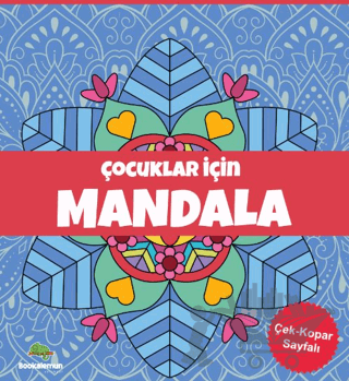 Çocuklar İçin Mandala-Mavi
