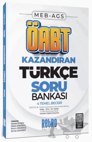 MEB AGS ÖABT Türkçe Öğretmenliği 4 Temel Beceri Soru Bankası