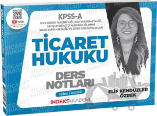 2025 KPSS A Grubu Ticaret Hukuku Video Ders Notları
