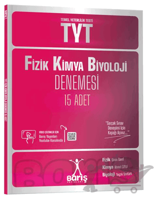 Barış Yayınları TYT Fizik Kimya Biyoloji FKB Denemesi 15 Adet