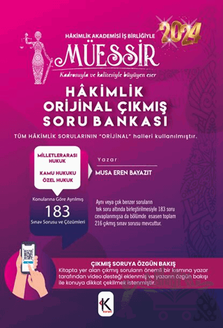 Müessir Adli-İdari Hâkimlik Çıkmış Soru Bankası Milletlerarası Hukuk